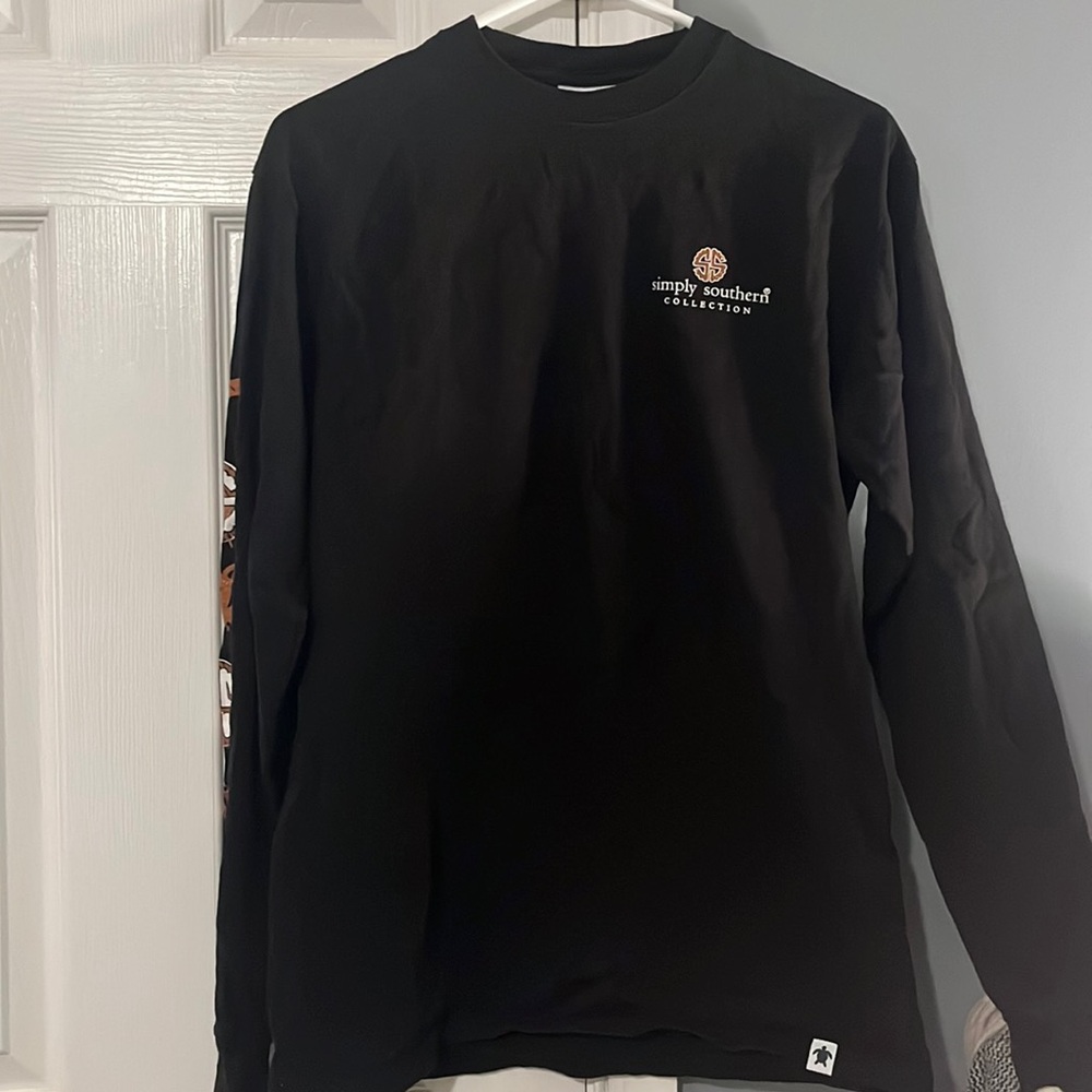 Black Halloween simply southern long sleeve tshirt